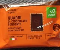 Mängden socker i Quadri di cioccolato fondente