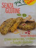 Mängden socker i Burger grano saraceno, verdure e funghi shiitake