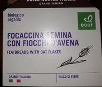 Mängden socker i Focaccina semina con fiocchi d'avena