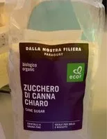 Mängden socker i Zucchero di canna chiaro