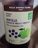 Mängden socker i Succo di Mela e di Mirtillo
