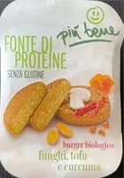 Mängden socker i Burger biologico funghi, tofu e curcuma