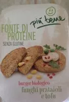 Mängden socker i Burger biologico funghi prataioli e tofu