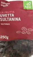 Mängden socker i Uvetta sultanina