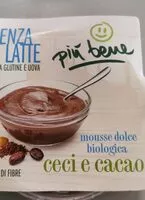 Mängden socker i Mousse dolce biologica ceci e cacao