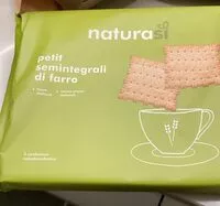 Mängden socker i Petit semiintegrali di farro