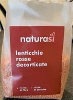 Mängden socker i Lenticchie rosse decorticate