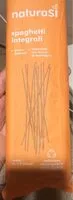 Mängden socker i Spaghetti integrali