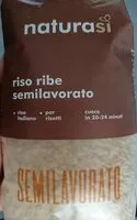Mängden socker i Riso ribe semilavorato