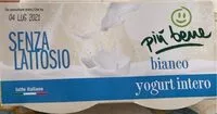 Mängden socker i Yogurt intero senza lattosio