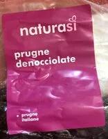 Mängden socker i Prugne denocciolate