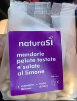 Mängden socker i Mandorle pelate, tostate e salate al limone biologiche