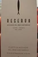 Mängden socker i Acciughe del mar cantabrico