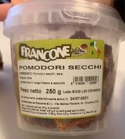 Mängden socker i pomodori secchi