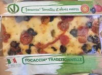 Mängden socker i Focaccia traditionnelle