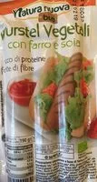 Mängden socker i Wurstel vegetali con farro e soia
