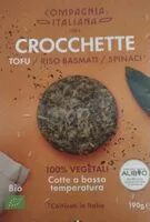Mängden socker i Crocchette tofu / riso basmati / Spinaci