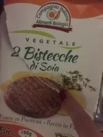 Mängden socker i 2 bistecche di soia
