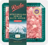 Mängden socker i Speck alto adige IGP cubetti