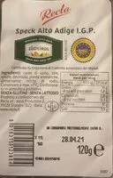 Mängden socker i Speck Alto Adige I.G.P.