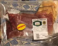 Mängden socker i Speck Alto Adige I. G. P.