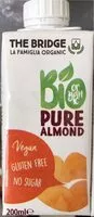 Mängden socker i Biorganic pure almond
