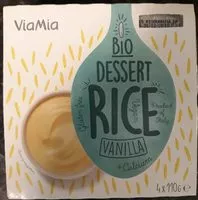 Mängden socker i Bio dessert rice vanilla