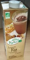Mängden socker i Boisson Riz 17 % Noisette Cacao