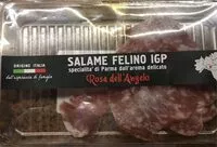 Mängden socker i Salame Felino IGP