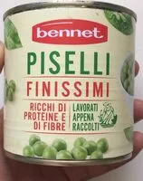 Mängden socker i Pisellini finissimi