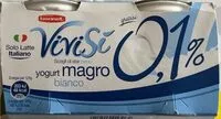 Mängden socker i ViviSì yogurt magro bianco