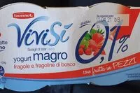 Mängden socker i Yogurt magro fragola e fragoline