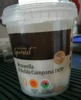 Mängden socker i Mozzarella di bufala campana dop