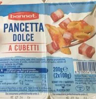 Mängden socker i Pancetta dolce a cubetti
