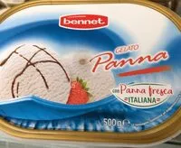 Mängden socker i Gelato panna