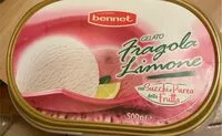 Mängden socker i Gelato fragola e limone