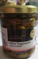 Mängden socker i Olive taggiasche denocciolate