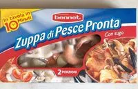 Mängden socker i Zuppa di pesce pronta