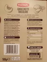 Mängden socker i Gnocchetti Tricolore Bennet