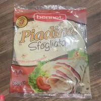 Mängden socker i Piadina sfogliata