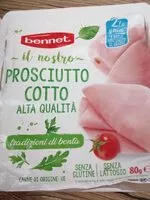 Mängden socker i Prosciutto affettato