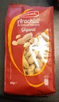 Mängden socker i Arachidi in guscio tostate giganti