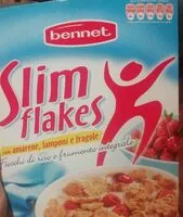 Mängden socker i Slim flakes on amarene, lamponi e fragole