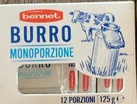 Mängden socker i Burro monoporzione