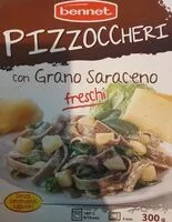 Mängden socker i Pizzocheri con grano saraceno