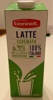 Mängden socker i Latte scremato UHT