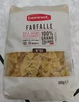 Mängden socker i Farfalle