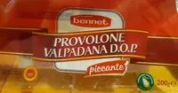 Mängden socker i Provolone Valpadana D.O.P. Piccante