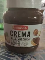 Mängden socker i Crema alla nocciola