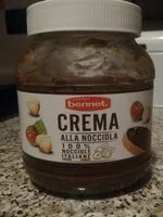Mängden socker i Crema alla nocciola